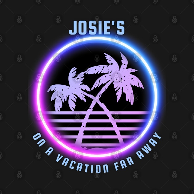 Josie's On A Vacation Far Away by Kenny The Bartender's Tee Emporium