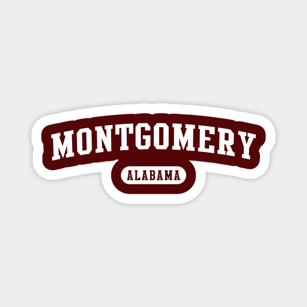 Montgomery, Alabama Magnet by Novel_Designs