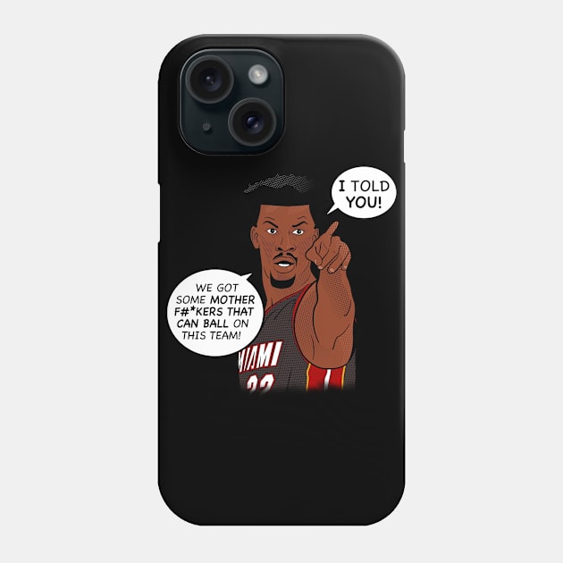 Miami heat goat 22 Phone Case by mynamekian