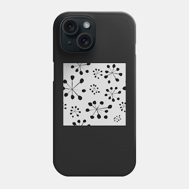 Retro Bursts Pattern Phone Case by TooCoolUnicorn