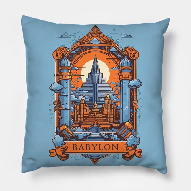 Babylon Pillow by OccultAesthetic