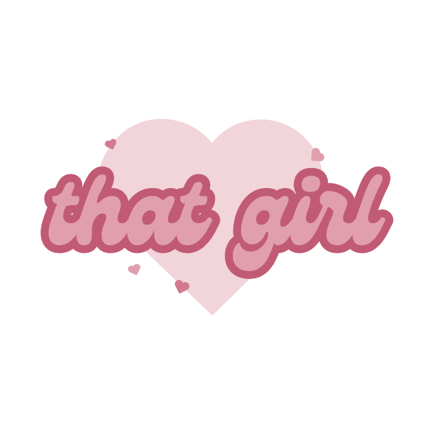 'that girl' print by twothousands