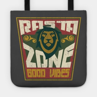 Rasta Zone jah distressed badge Tote