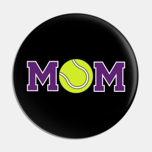 Tennis Mom Purple Pin