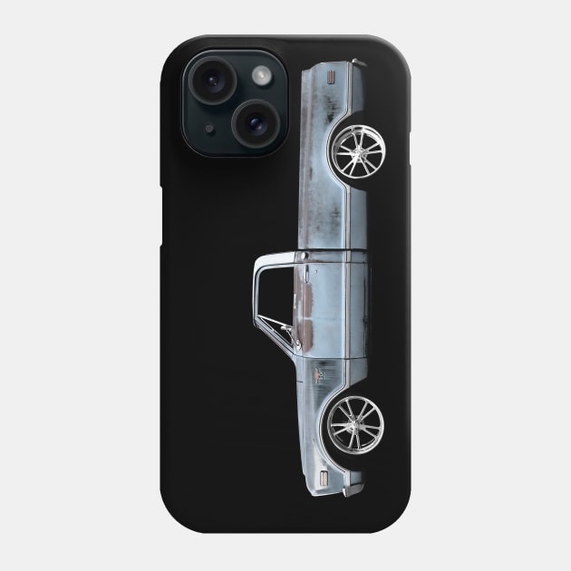 Chevy C-10 Pickup - black Phone Case by mal_photography