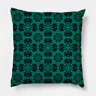 CVPA394e Dark Green Decorative Pattern Pillow