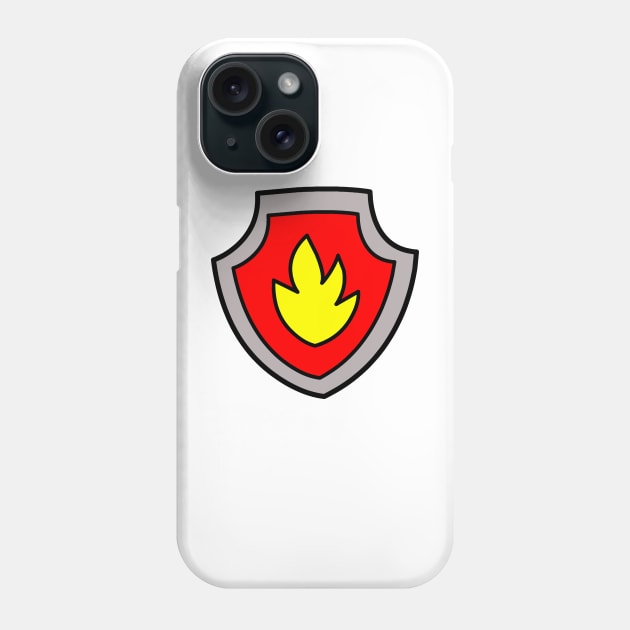 Fire Badge Phone Case by Mamma Panda1