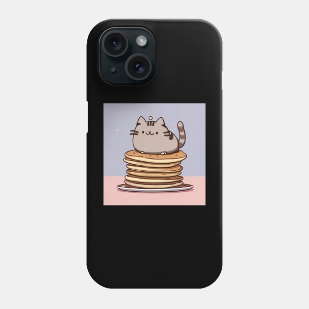 A cute breakfast pusheen Phone Case by Love of animals