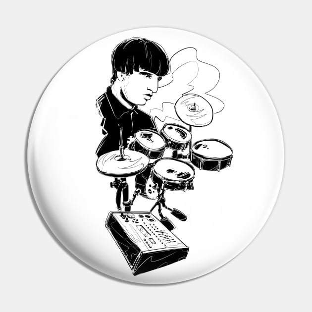 Drummer Pin by vanpaul54