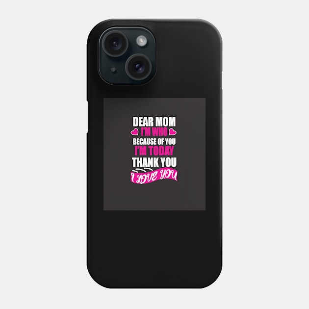 Unique Mother's day design Phone Case by Designdaily