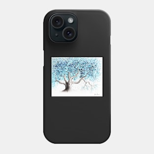 Blue Sea Tree Phone Case