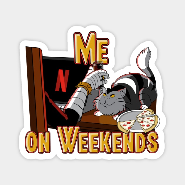 Me on Weekends Magnet by NMdesign