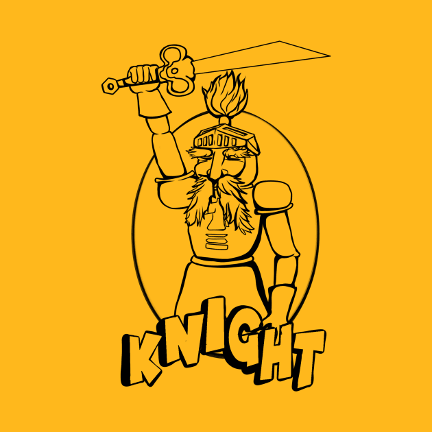 knight knighty cartoon animatronic LOGO by Super-TS