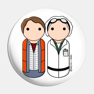 Back to the Future - Marty McFly and Doc Brown Pin