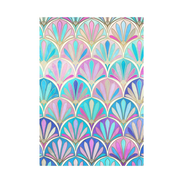 Glamorous Twenties Art Deco Pastel Pattern by micklyn