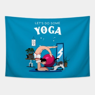 Let's Do Some Yoga Tapestry