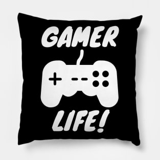 Gamer life console games Pillow