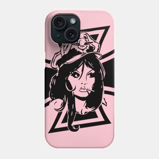 Hair metal Chick Phone Case