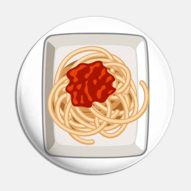 Spaghetti Pasta Noodles Funny Nursery Cartoon Drawing Design - Noodles -  Pin | TeePublic