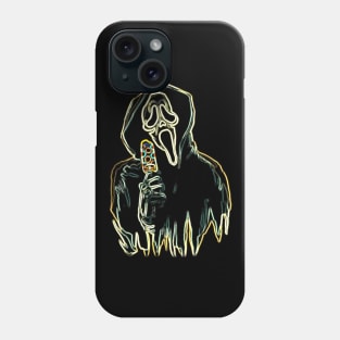 The Haunted Skeleton Neon Phone Case
