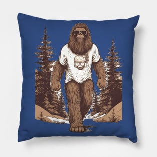 Dope Sasquatch in Nature Pillow