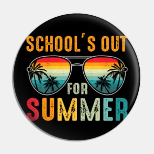 Schools Out For Summer Pin