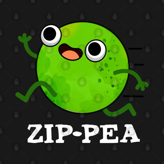 Zip-pea Cute Zippy Pea Pun by punnybone