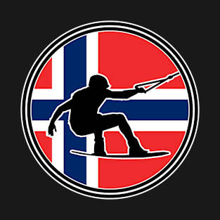 Wakeboard Norway for wakeboarders T-Shirt