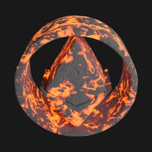 Ethereum - 3D - Lava2 T-Shirt