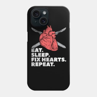 Eat Sleep Fix Hearts Repeat Phone Case