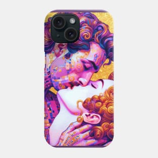 The Vaporwave Kiss Phone Case