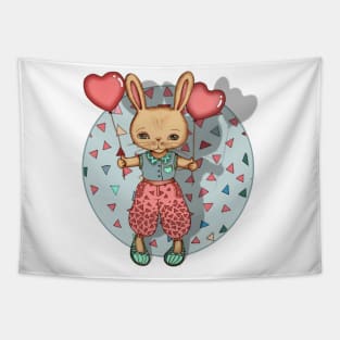 SomeBunny Loves You Tapestry