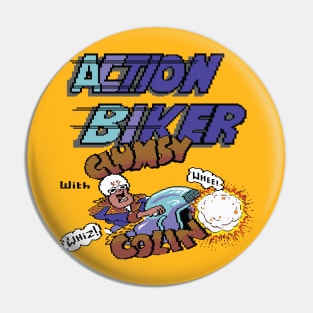 Action Biker Pin