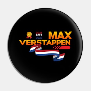 Max Verstappen, formula 1 driver, F1 champion Pin