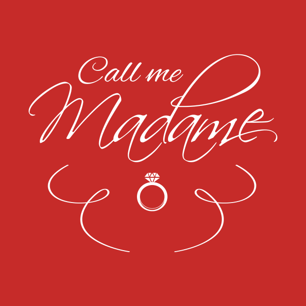 Call me Madame White font by RedMot