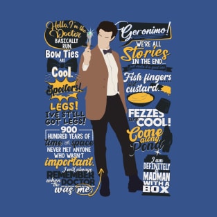 11th Doctor Quotes T-Shirt