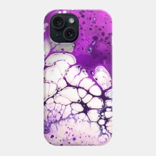 Lavender/Purple Acrylic Pour Painting Phone Case