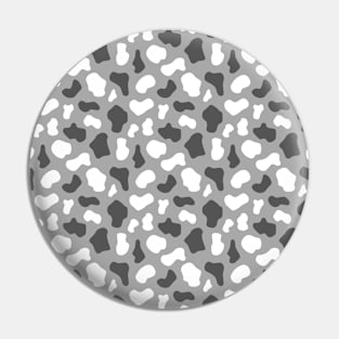 Black Gray Animal Pattern Pin