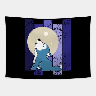 Cute Baby Wolf Tapestry