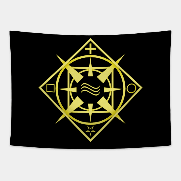 Magic Symbol Tapestry by otherrace