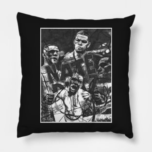 Nate Diaz Black and White Pillow