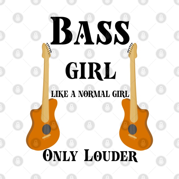 Bassista Regalo Per Donna Ragazza Musicista Chitarra Basso by Just Be Cool Today