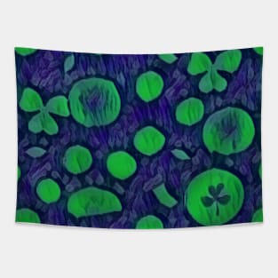 Scattered Clover 5 (MD23Pat004c) Tapestry