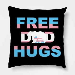 Free Dad Hugs LGBTQ+ Pillow