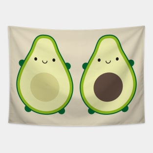 Kawaii Avocados Tapestry