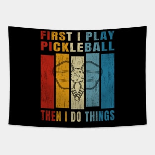 Funny Pickleball Quote For Pickleball Addict Tapestry