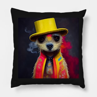 colourful meerkat 06 Pillow