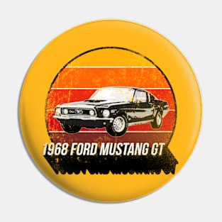 1968 Ford Mustang GT Fastback Pin