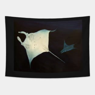 MANTA RAYS IN THE INDIAN OCEAN Tapestry