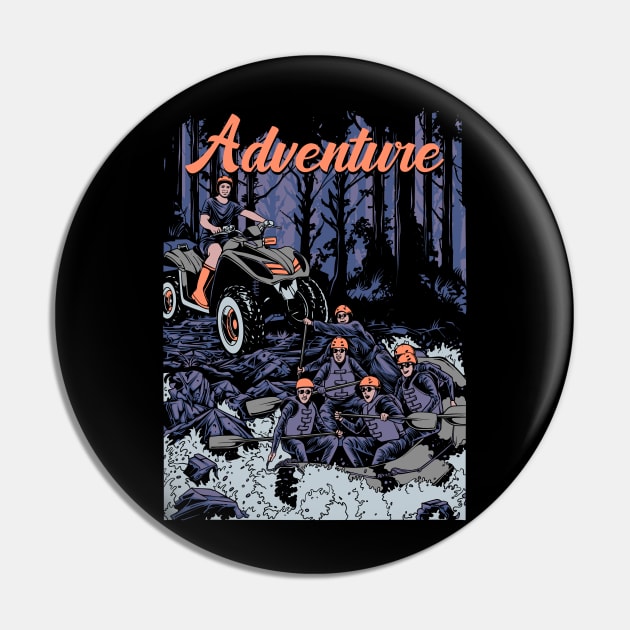 Adventures Pin by phsycartwork